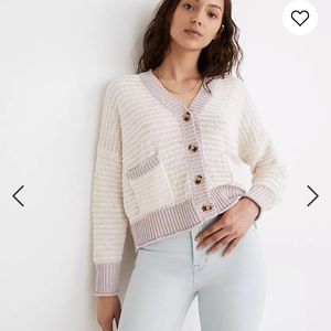 Madewell Seabrook Colorblock Cardigan, L